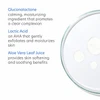 Facial Wash ingredients: gluconolactone, lactic acid and aloe vera leaf juice