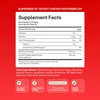 SuperBeets Heart Chews Watermelon supplement facts with plant-based and gluten-free icons