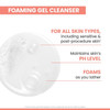 Tolerance Foaming Gel Cleanser clear bubbly gel texture close-up
