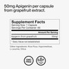 Apigenin Sleep Supplement Facts 50 mg grapefruit extract panel
