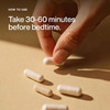 Momentous Sleep white capsules, take one serving before bedtime graphic