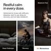 Sleep, recovery and training photos, restful calm in every dose graphic