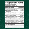 Liver Supplement Facts turmeric milk thistle chaga mesima panel