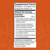 Breathe Extract 1 oz Supplement Facts chaga cordyceps reishi panel
