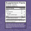 Lion's Mane Gummies Supplement Facts mycelium 1000 mg panel