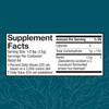 Reishi Powder Supplement Facts mycelium 1.5 g panel