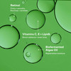 Oil Drops retinol vitamins C E lipids biofermented algae callouts