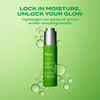 Oil Drops bottle, lock in moisture unlock your glow graphic