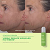 Oil Drops eye area before and after 2 weeks wrinkles comparison