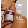 Woman holding Heartleaf cream, sensitivity calm clinical stats
