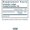 Vital Nutrients Vitamin A 7500mcg RAE - 100 Softgels