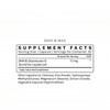 InfiniWell DHH-B Max supplement facts panel