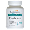 Transformation Enzymes Protease 120 vegetarian capsules bottle front label