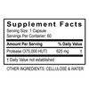 Transformation Enzymes Protease 375K supplement facts panel