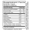 Transformation Enzymes Thyroid Complex supplement facts panel