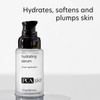PCA Skin Hydrating Serum bottle with hydrates, softens and plumps skin headline