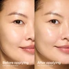 EltaMD UV Clear untinted before and after applying comparison on model