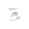 Swipe of eye cream with hyaluronic acid, niacinamide and caffeine callouts