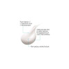Pure Vitamin C eye cream texture swatch with vitamin C and hyaluronic acid callouts
