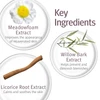 MelanoLyte Tx key ingredients: meadowfoam extract, willow bark extract, licorice root