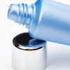 Close-up of the open mask tube and cap
