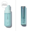 HydroPeptide Soothing Serum new eco packaging beside the previous teal bottle