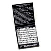 The BrowGal Tweezer Sharpeners pack of 12 with sharpening tips printed on the sleeve