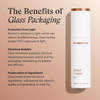 SkinMedica Retinol Complex bottle with glass packaging benefits text