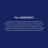 Obagi Nu-Derm Toner full ingredients list on navy background