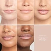 Six models of different skin tones wearing Lip Shine in Champagne