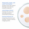 PCA Skin Hydrating Toner ingredient callouts: fruit extracts, jania rubens, evening primrose