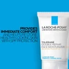 La Roche-Posay Toleriane Double Repair UV tube on blue background with comfort benefit text