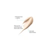 Swipe of tinted eye cream with phe-resorcinol and caffeine callouts