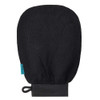 St Tropez Tan Remover Mitt, black exfoliating mitt with hanging loop