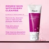 Cleanser tube with renew skin benefit list