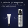 PCA Skin complete your regimen: step 1 eye product, step 2 Vitamin b3 Brightening Serum