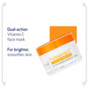 Professional-C Polish + Mask jar, dual-action vitamin C face mask text