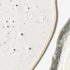 Close-up of clear golden gel wash with bubbles