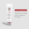 UV Active tube with active ingredients 19.0% zinc oxide and 4.0% titanium dioxide