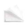 Folded white cleansing cloth