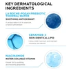 Key dermatological ingredients: prebiotic thermal water, ceramide-3, niacinamide