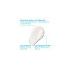 Swipe of sheer white Anthelios lotion with Cell-Ox Shield and niacinamide callouts