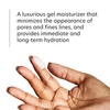 Fingertips with a dab of gel moisturizer
