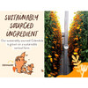Calendula vertical farm, sustainably sourced ingredient graphic