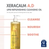 Bottle with cleanse, nourish and soothe callouts