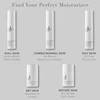 Chart matching glo moisturizers to skin types
