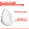 Cleanance HYDRA non-greasy moisturizing emulsion texture swatch