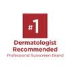 EltaMD number one dermatologist recommended professional sunscreen brand graphic