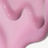 Pink liquid peel texture close-up