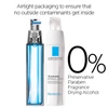 Toleriane Dermallergo airtight packaging cutaway with 0% preservative, paraben, fragrance text